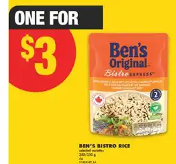 No Frills BEN'S BISTRO RICE, 240/250 g offer