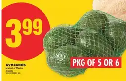 No Frills AVOCADOS, PKG OF 5 OR 6 offer