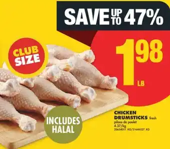 No Frills CHICKEN DRUMSTICKS offer