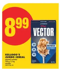 No Frills KELLOGG'S JUMBO CEREAL, 700 g-1.2 kg offer