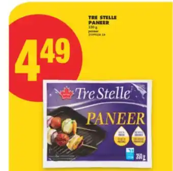 No Frills TRE STELLE PANEER 350 G offer