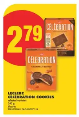 No Frills LECLERC CÉLÉBRATION COOKIES, 240 g offer