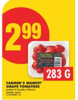 No Frills FARMER'S MARKET GRAPE TOMATOES offer