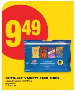 No Frills FRITO-LAY VARIETY PACK CHIPS, 428/448 g offer