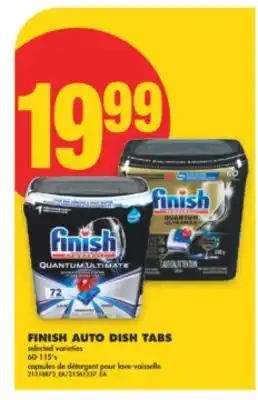 No Frills FINISH AUTO DISH TABS, 60-115's offer