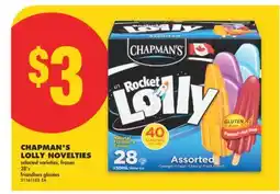 No Frills CHAPMAN'S LOLLY NOVELTIES 28' s offer