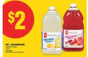 No Frills PC LEMONADE offer