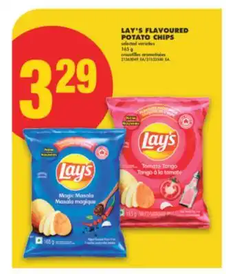 No Frills LAY'S FLAVOURED POTATO CHIPS, 165 G offer