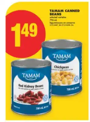 No Frills TAMAM CANNED BEANS, 796 ML offer