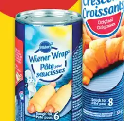 No Frills PILLSBURY REFRIGERATED WRAPS, 200-227 g offer