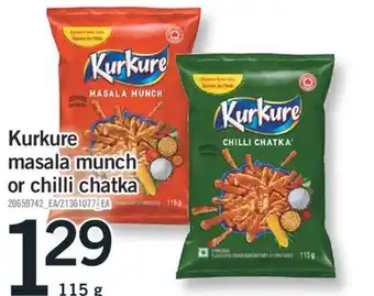 Fortinos KURKURE MASALA MUNCH CHILLI CHATKA offer