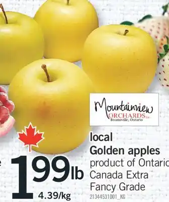 Fortinos LOCAL GOLDEN APPLES offer