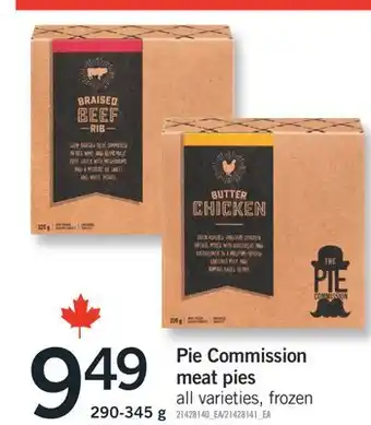 Fortinos PIE COMMISSION MEAT PIES, 290-345 g offer