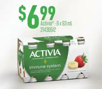 Fortinos ACTIVIA -8 X 93 ML offer