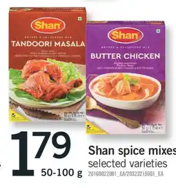 Fortinos SHAN SPICE MIXES, 50-100G offer