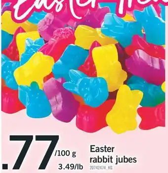 Fortinos EASTER RABBIT JUBES offer