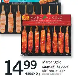 Fortinos MARCANGELO SOUVLAKI KABOBS, 480/640 g offer