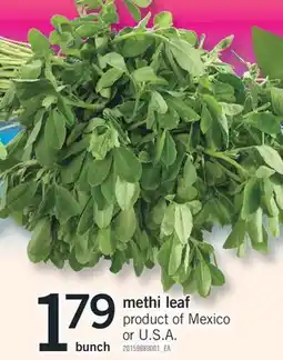 Fortinos METHI LEAF offer