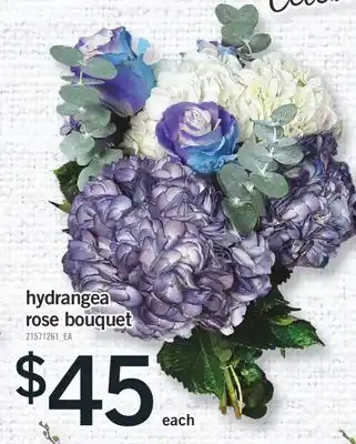 Fortinos HYDRANGEA ROSE BOUQUET offer