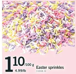 Fortinos EASTER SPRINKLES offer