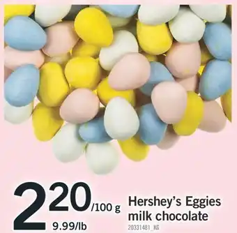 Fortinos HERSHEY'S EGGIES MILK offer