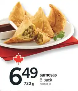 Fortinos SAMOSAS, 6 PACK, 720 G offer