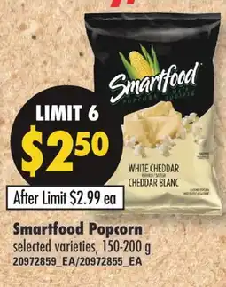 Fortinos SMARTFOOD POPCORN, 150-200 G offer