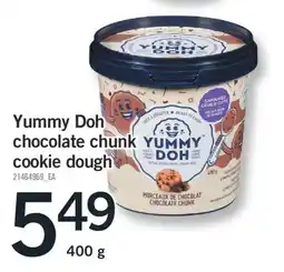 Fortinos YUMMY DOH CHOCOLATE CHUNK COOKIE DOUGH, 400 G offer