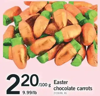 Fortinos EASTER CHOCOLATE CARROTS offer