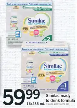 Fortinos SIMILAC READY TO DRINK FORMULA, 16x235 mL offer