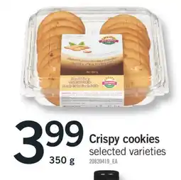 Fortinos CRISPY COOKIES, 350 G offer