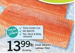 Fortinos FRESH ATLANTIC SALMON FILLET offer