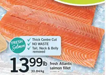 Fortinos FRESH ATLANTIC SALMON FILLET offer