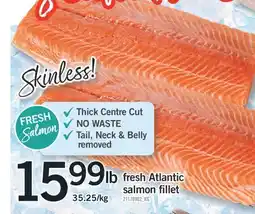 Fortinos FRESH ATLANTIC SALMON FILLET offer