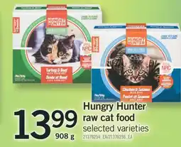 Fortinos Hungry Hunter raw cat food raw cat offer