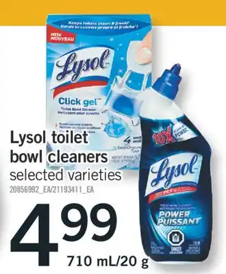 Fortinos LYSOL TOILET BOWL CLEANERS offer