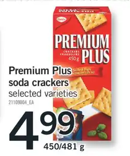 Fortinos PREMIUM PLUS SODA CRACKERS offer