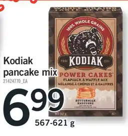 Fortinos KODIAK PANCAKE MIX,567-621g offer