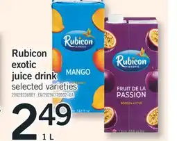 Fortinos RUBICON EXOTIC JUICE DRINK, 1L offer