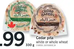 Fortinos CEDAR PITA offer