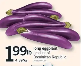 Fortinos LONG EGGPLANT offer