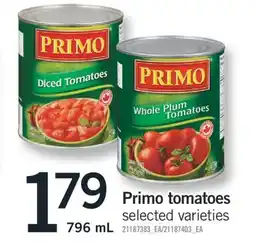 Fortinos PRIMO TOMATOES, 796 ML offer