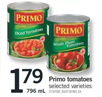 Fortinos PRIMO TOMATOES, 796 ML offer