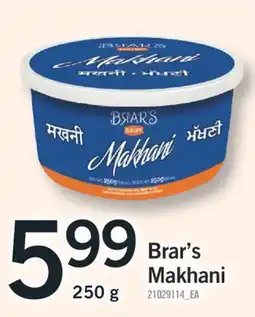 Fortinos BRAR'S MAKHANI, 250 g offer