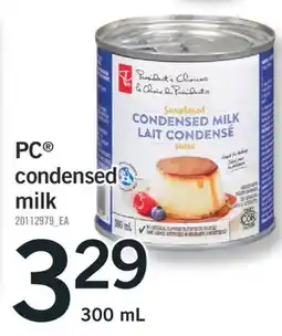 Fortinos PC CONDENSED MILK, 300 mL offer