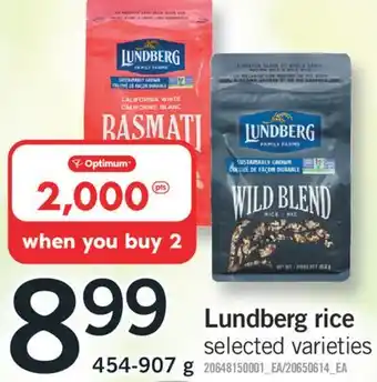 Fortinos LUNDBERG RICE, 454-907 G offer