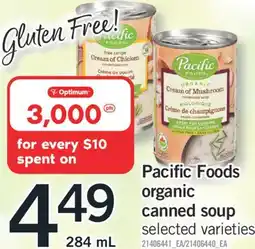 Fortinos PACIFIC FOODS ORGANIC CANNED SOUP offer