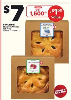 Loblaws 8 INCH PIE, 635-750G offer