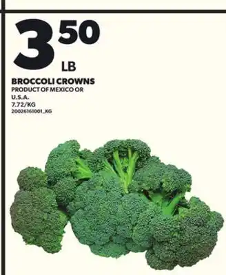 Loblaws BROCCOLI CROWNS offer