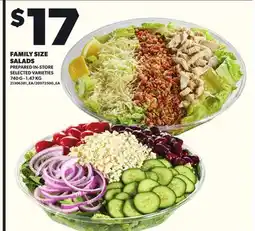 Loblaws FAMILY SIZE SALADS, 740G-1.47KG offer